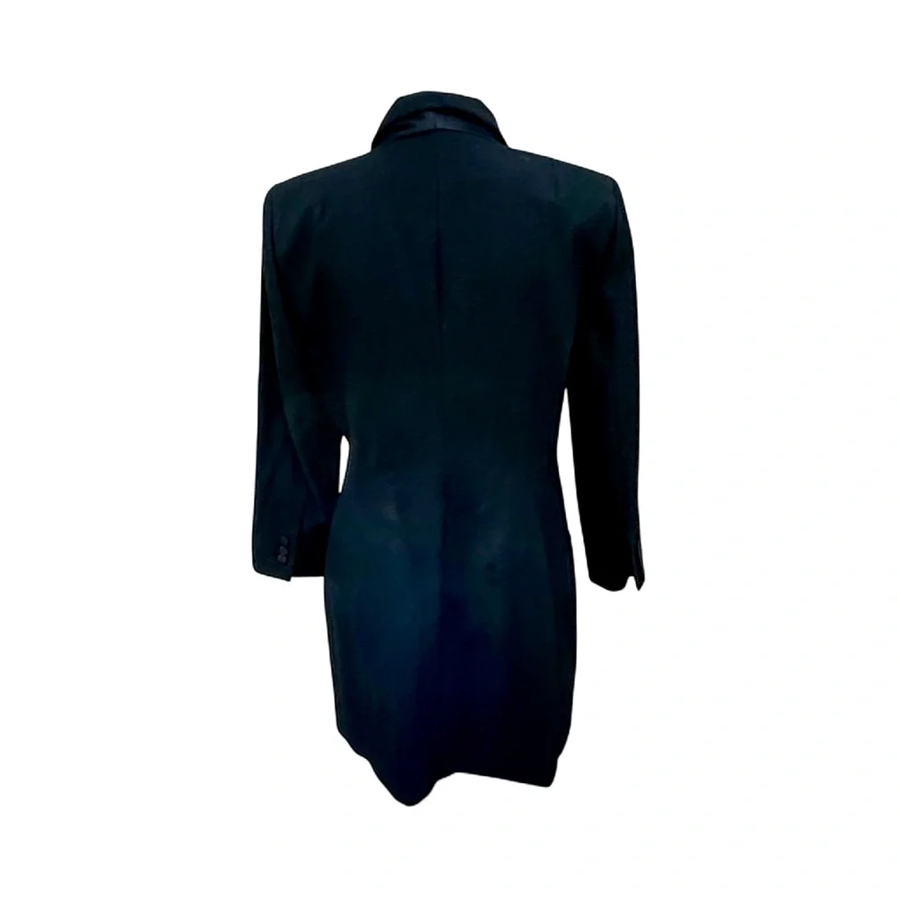 Zara NEW Women’s Tuxedo Blazer or Mini Dress. Long line, never worn. Black - Picture 3 of 11